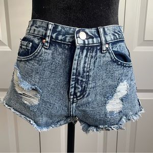 Forever 21 Distressed Denim Shorts